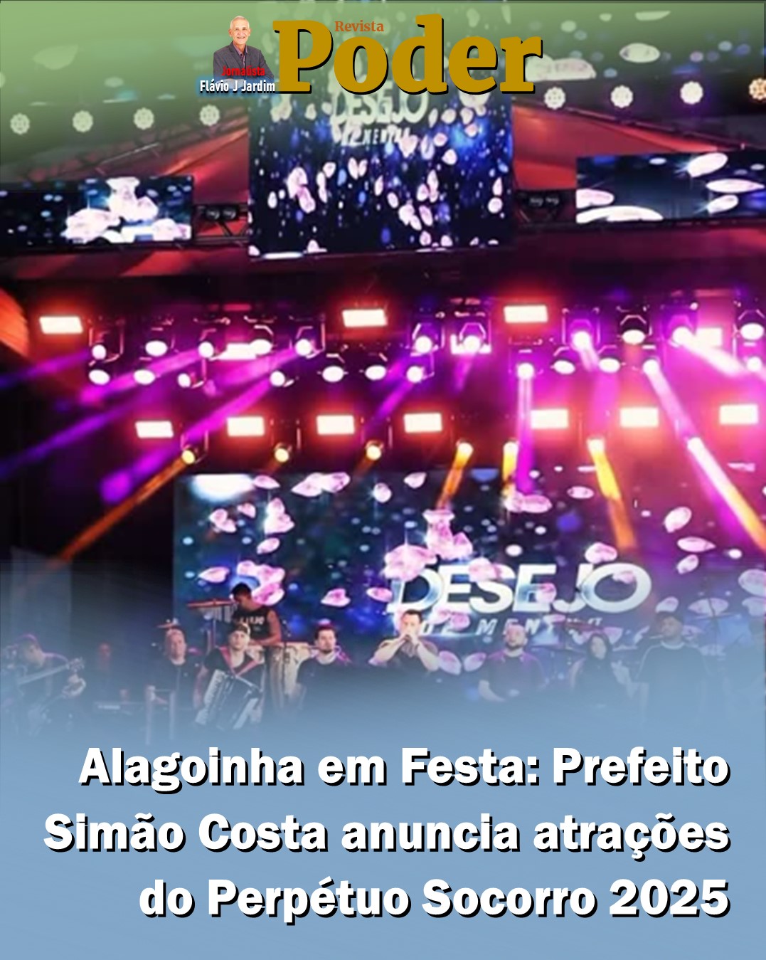 Alagoinha em Festa: Prefeito Simão Costa anuncia atrações do Perpétuo Socorro 2025