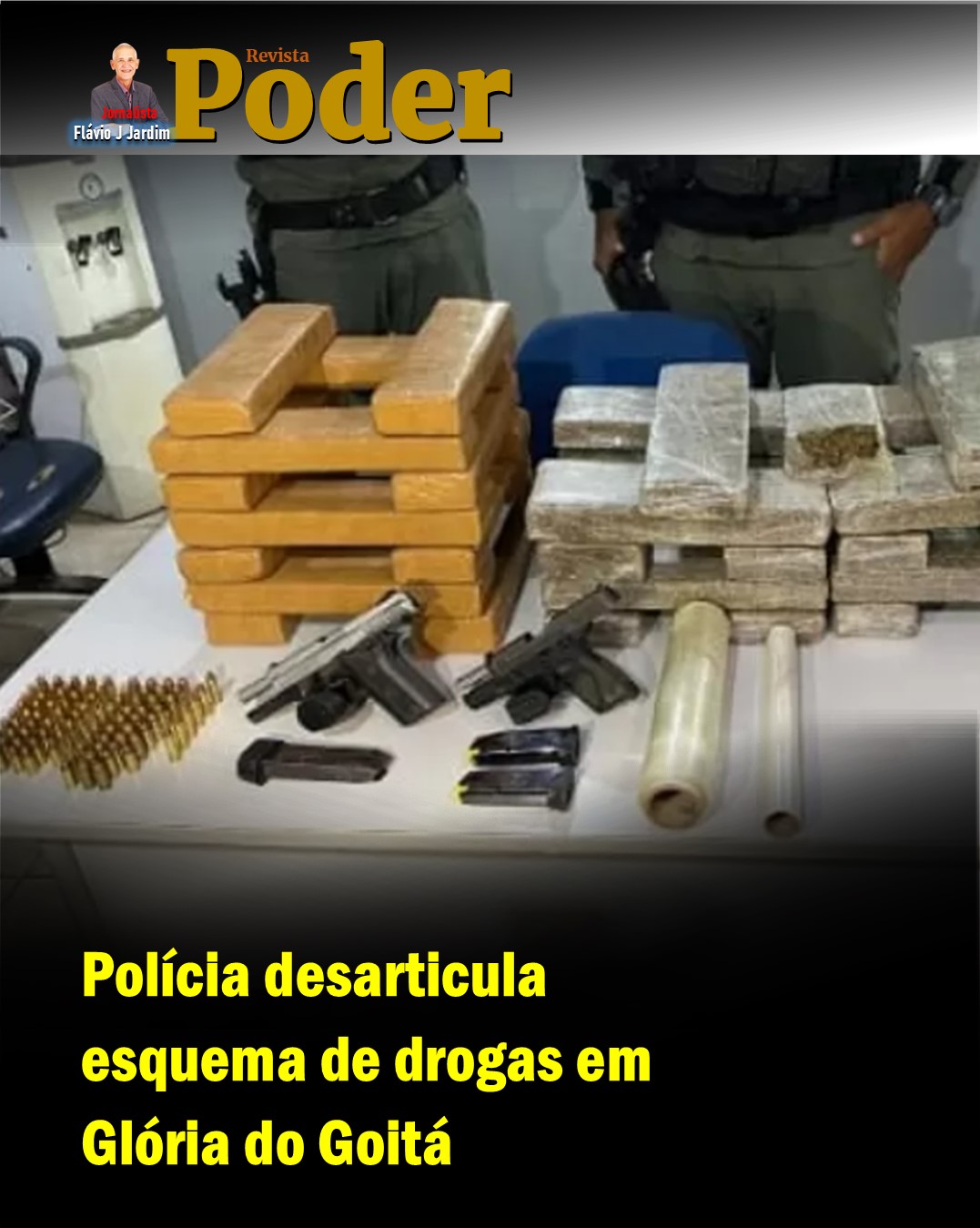 Polícia desarticula esquema de drogas em Glória do Goitá