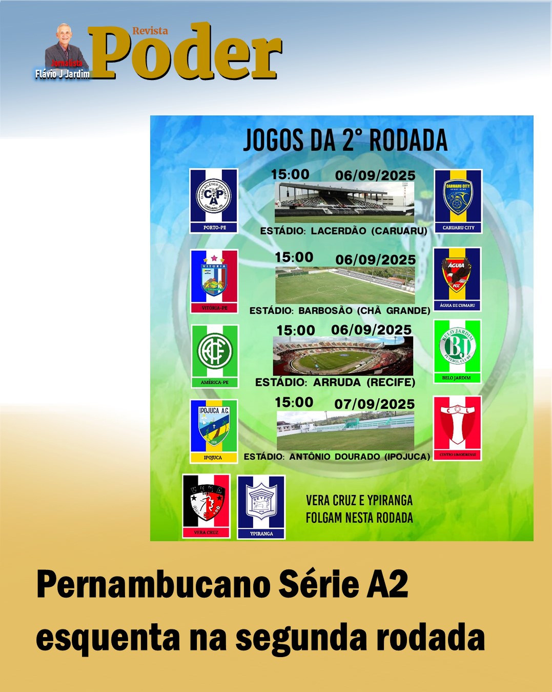 Pernambucano Série A2 esquenta na segunda rodada