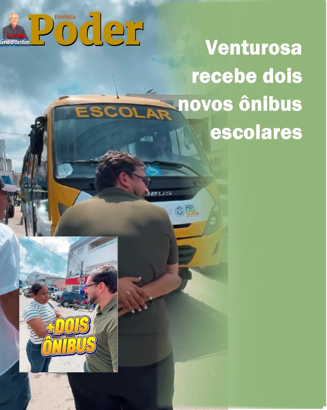 🚌 Venturosa recebe dois novos ônibus escolares