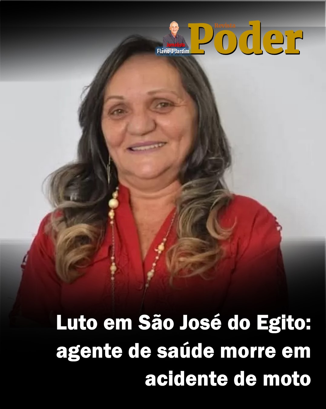 Luto em São José do Egito: agente de saúde morre em acidente de moto