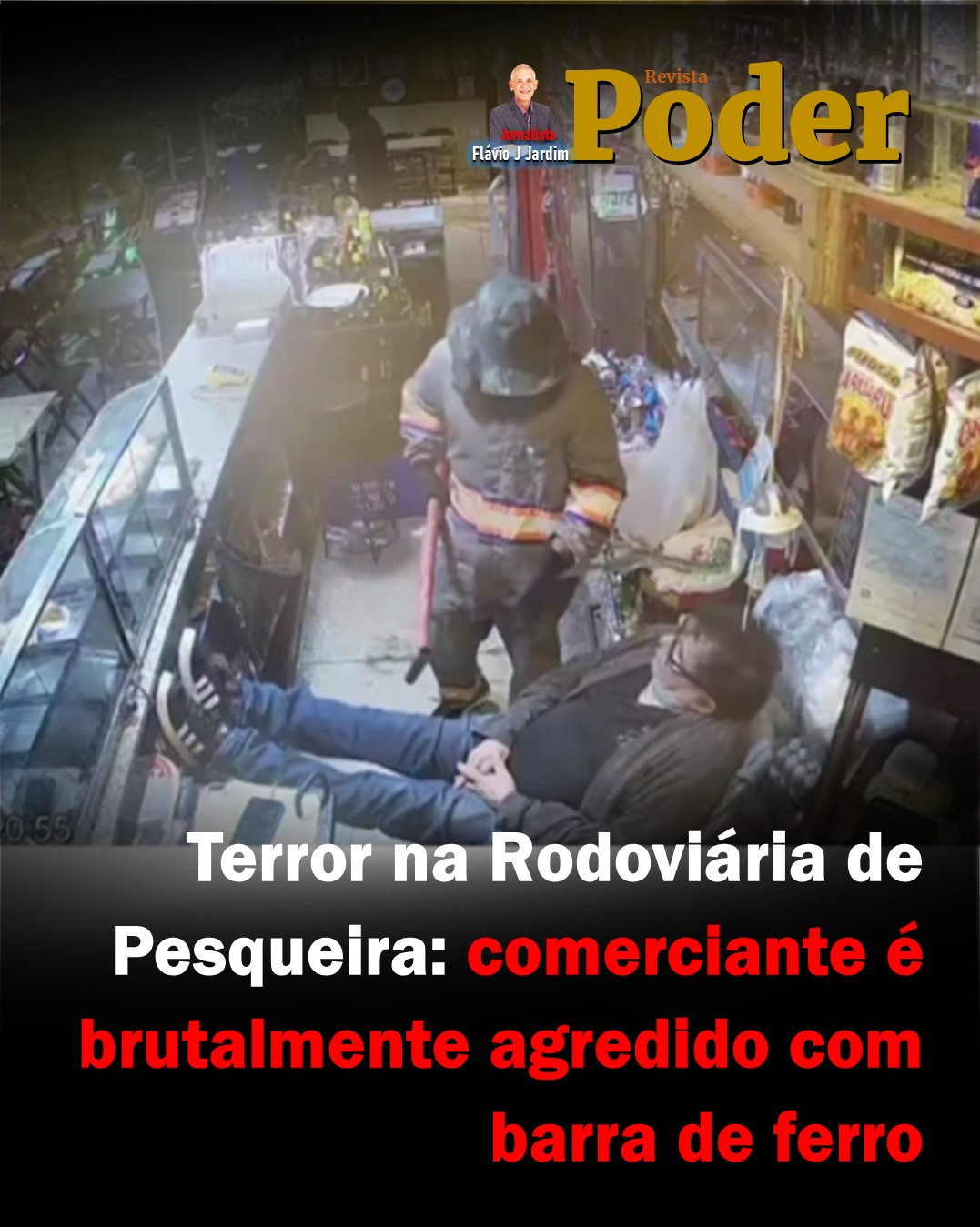 🔹 Terror na Rodoviária de Pesqueira: comerciante é brutalmente agredido com barra de ferro