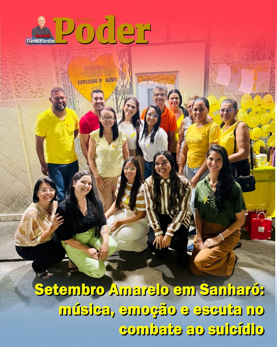🔹 Setembro Amarelo em Sanharó: música, emoção e escuta no combate ao suicídio