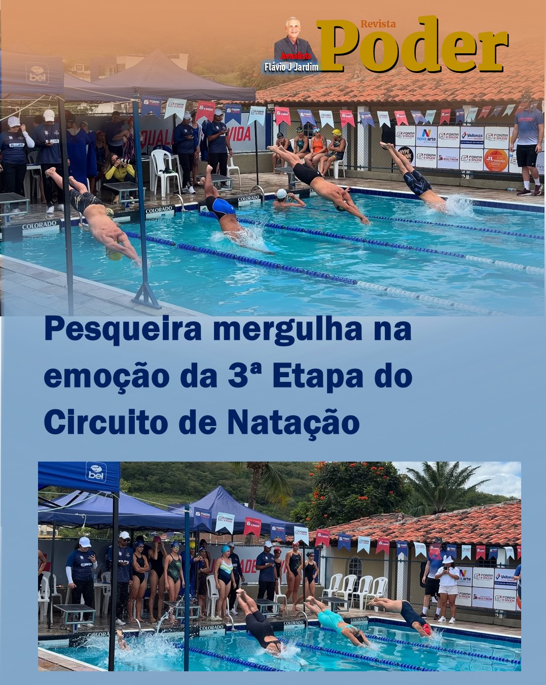 Pesqueira mergulha na emoção da 3ª Etapa do Circuito de Natação