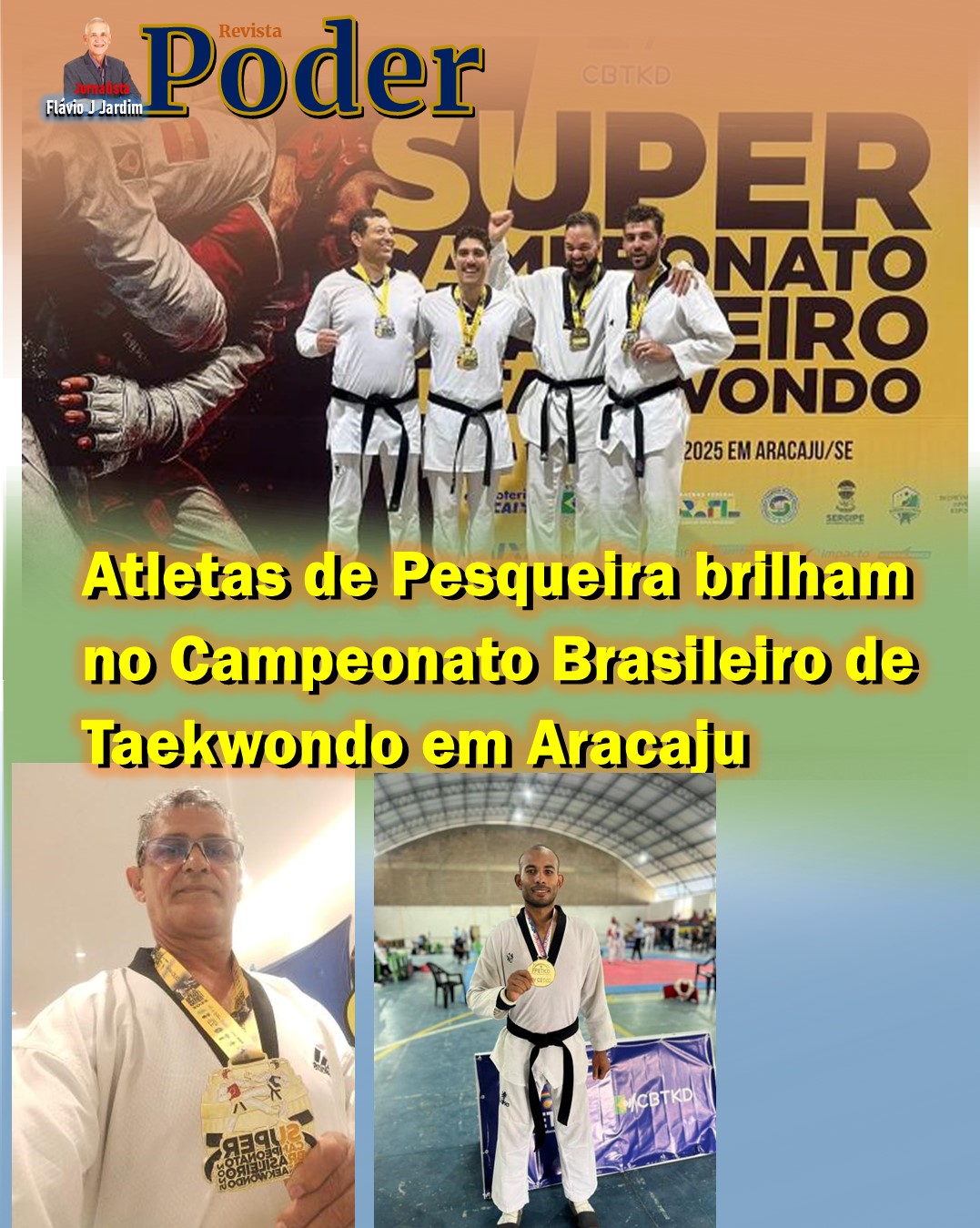 Atletas de Pesqueira brilham no Campeonato Brasileiro de Taekwondo em Aracaju