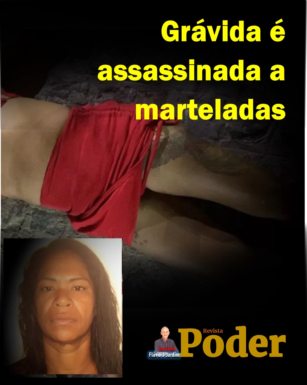 Grávida é assassinada a marteladas em Itapissuma