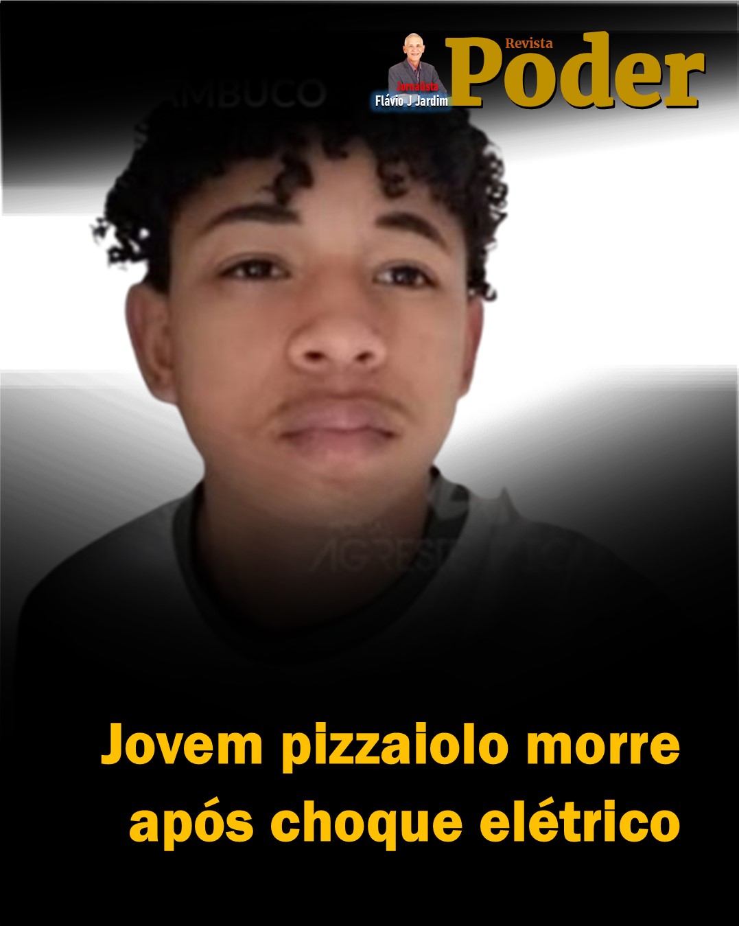 Jovem pizzaiolo morre após choque elétrico
