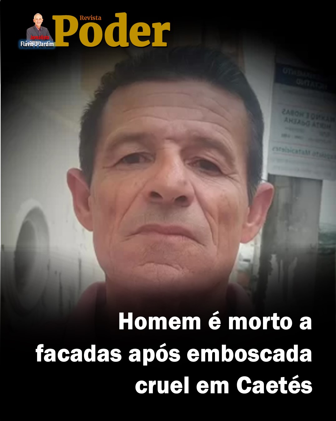 Homem é morto a facadas após emboscada cruel em Caetés