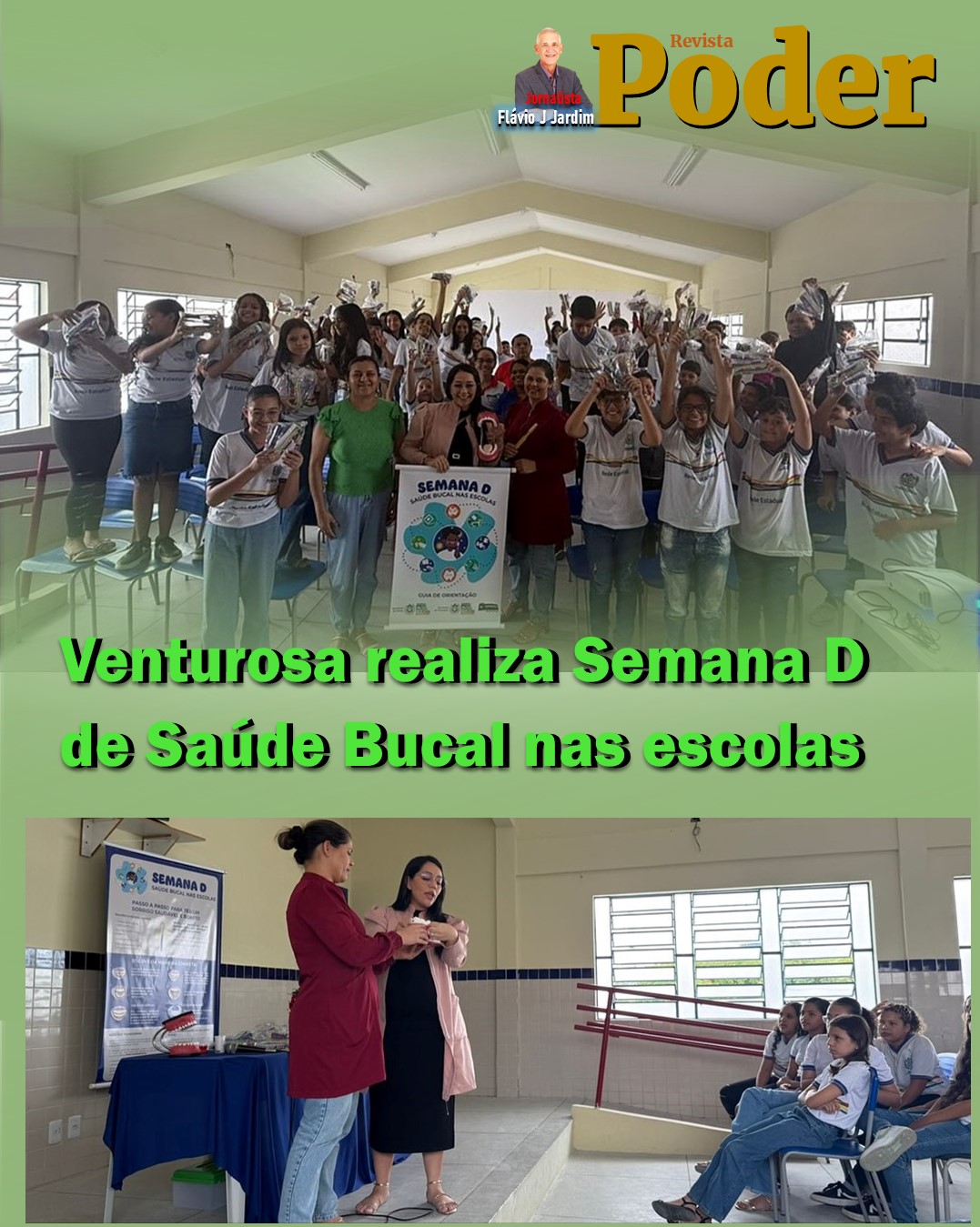 Venturosa realiza Semana D de Saúde Bucal nas escolas