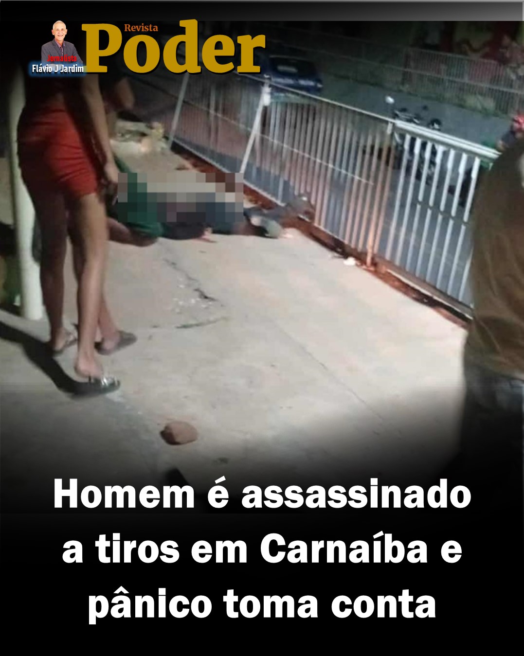 Homem é assassinado a tiros em Carnaíba e pânico toma conta