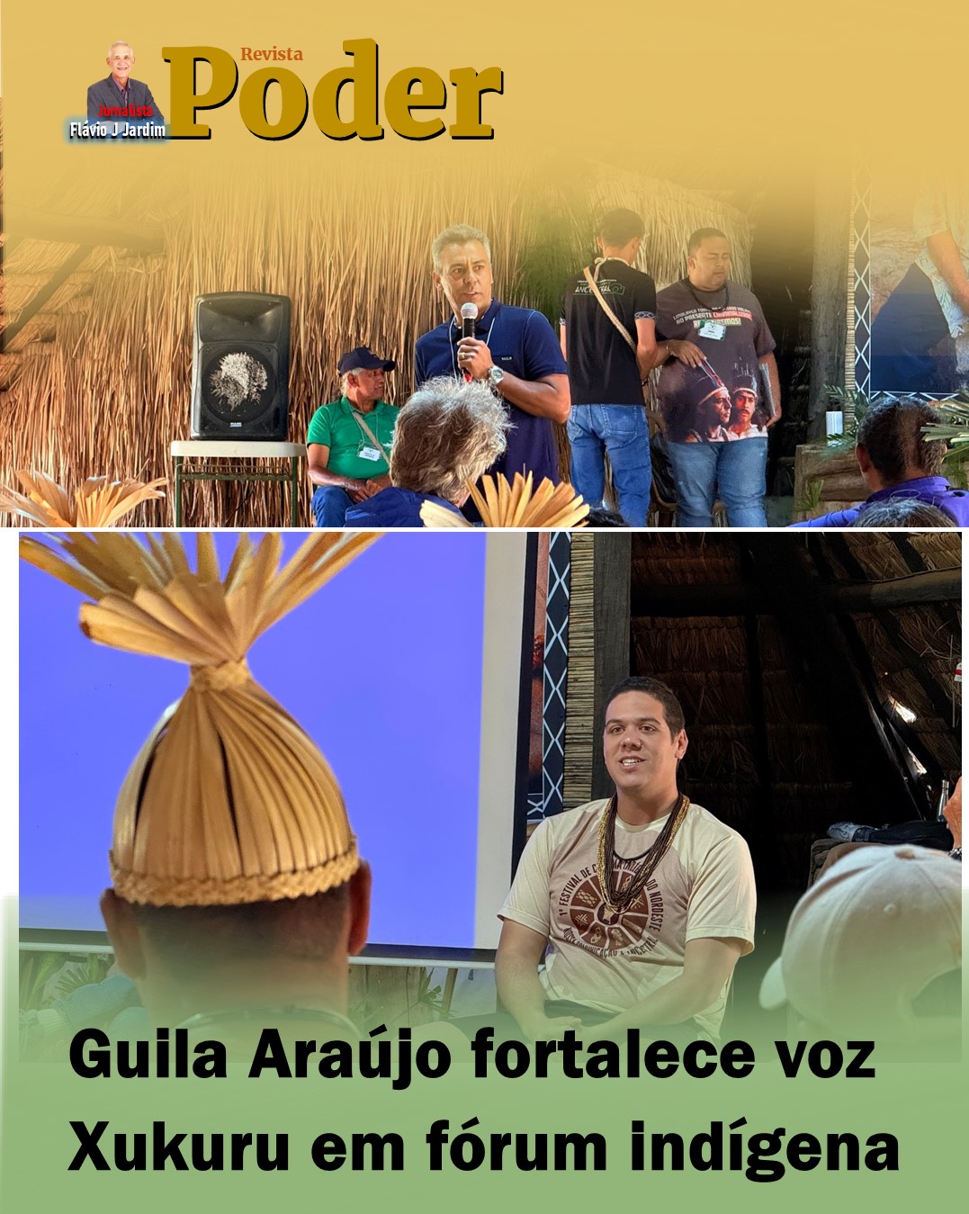 Guila Araújo fortalece voz Xukuru em fórum indígena