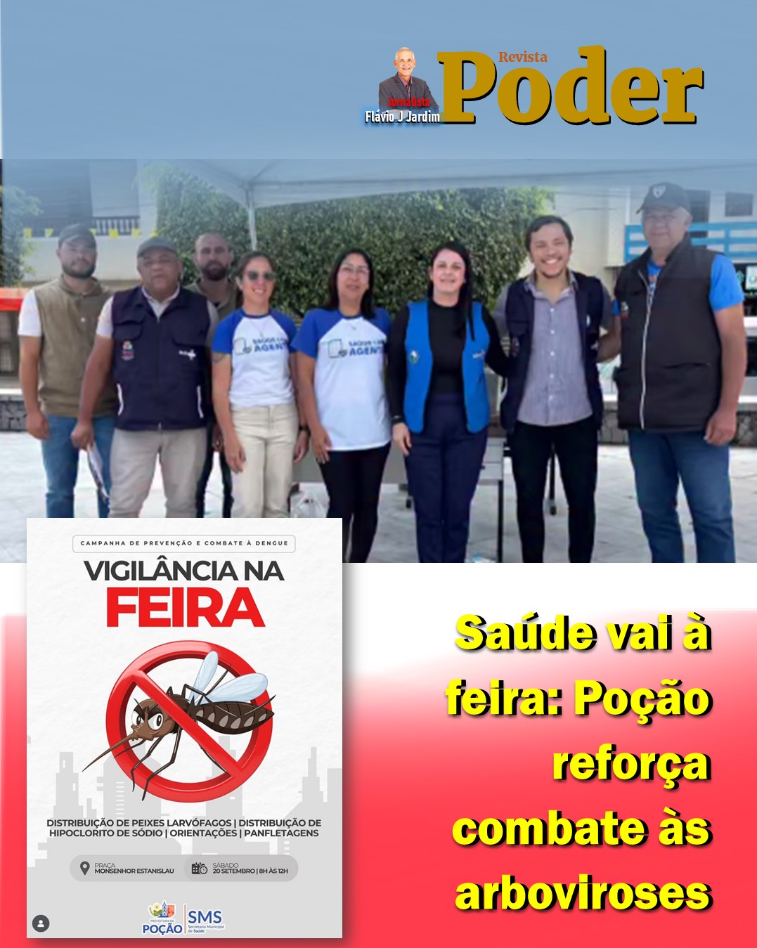 Saúde vai à feira: Poção reforça combate às arboviroses
