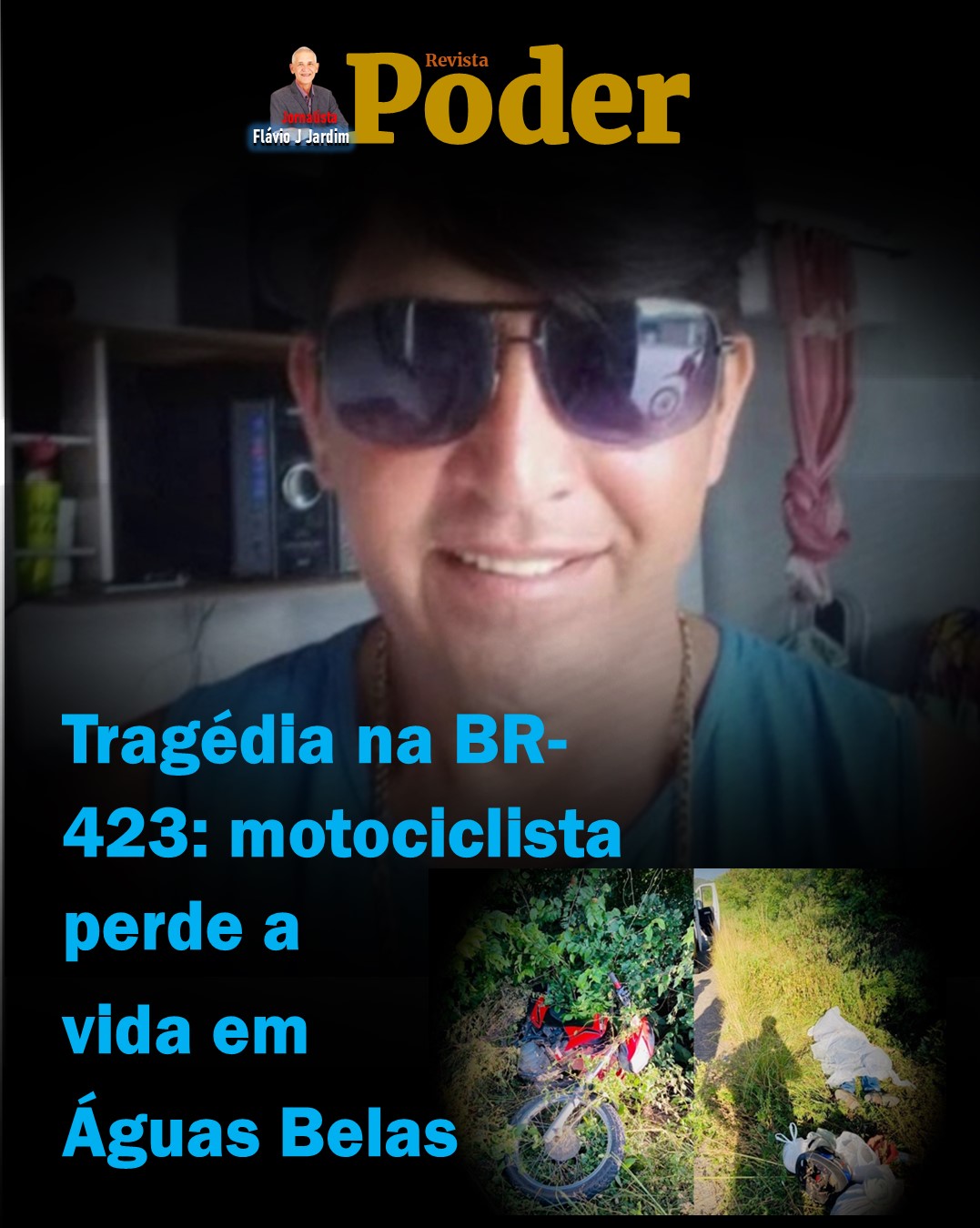 Tragédia na BR-423: motociclista perde a vida em Águas Belas