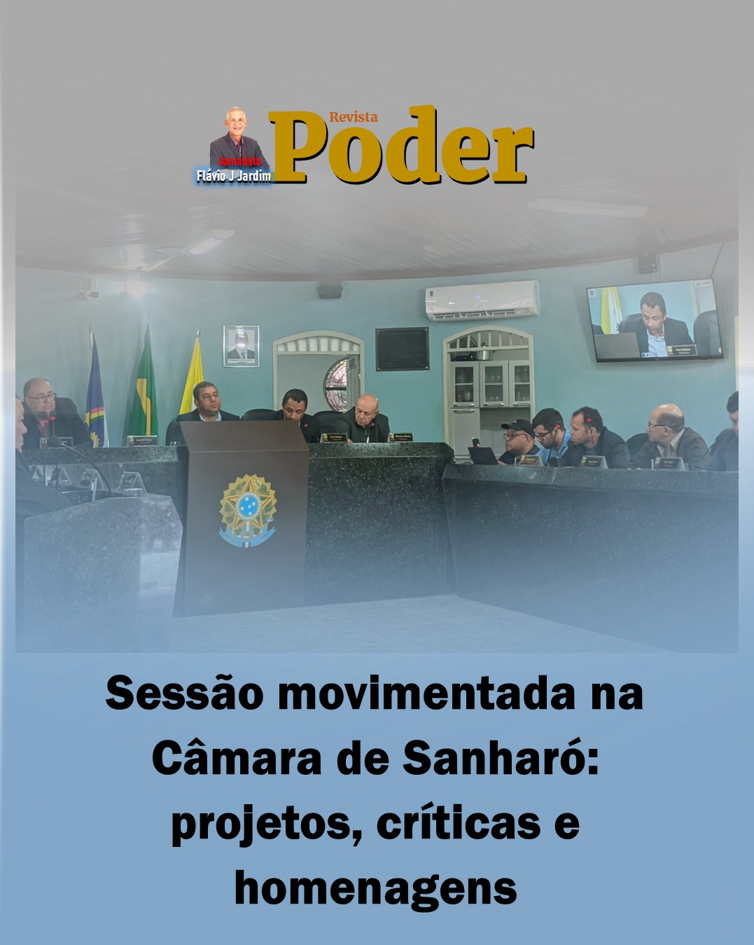 Sessão movimentada na Câmara de Sanharó: projetos, críticas e homenagens