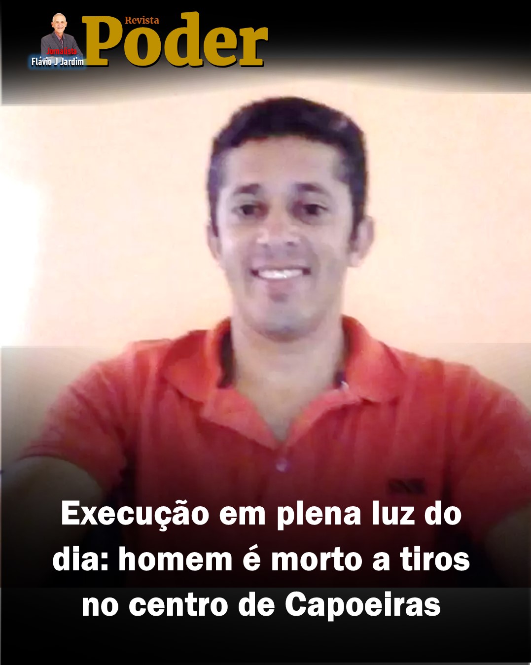 Execução em plena luz do dia: homem é morto a tiros no centro de Capoeiras