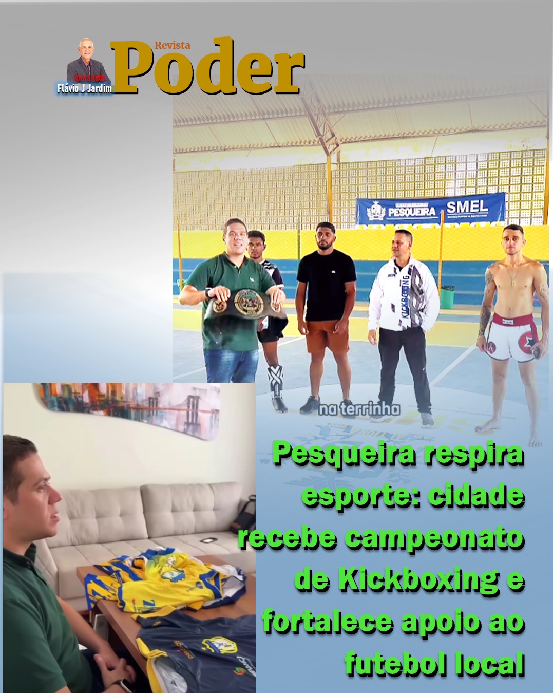Pesqueira respira esporte: cidade recebe campeonato de Kickboxing e fortalece apoio ao futebol local