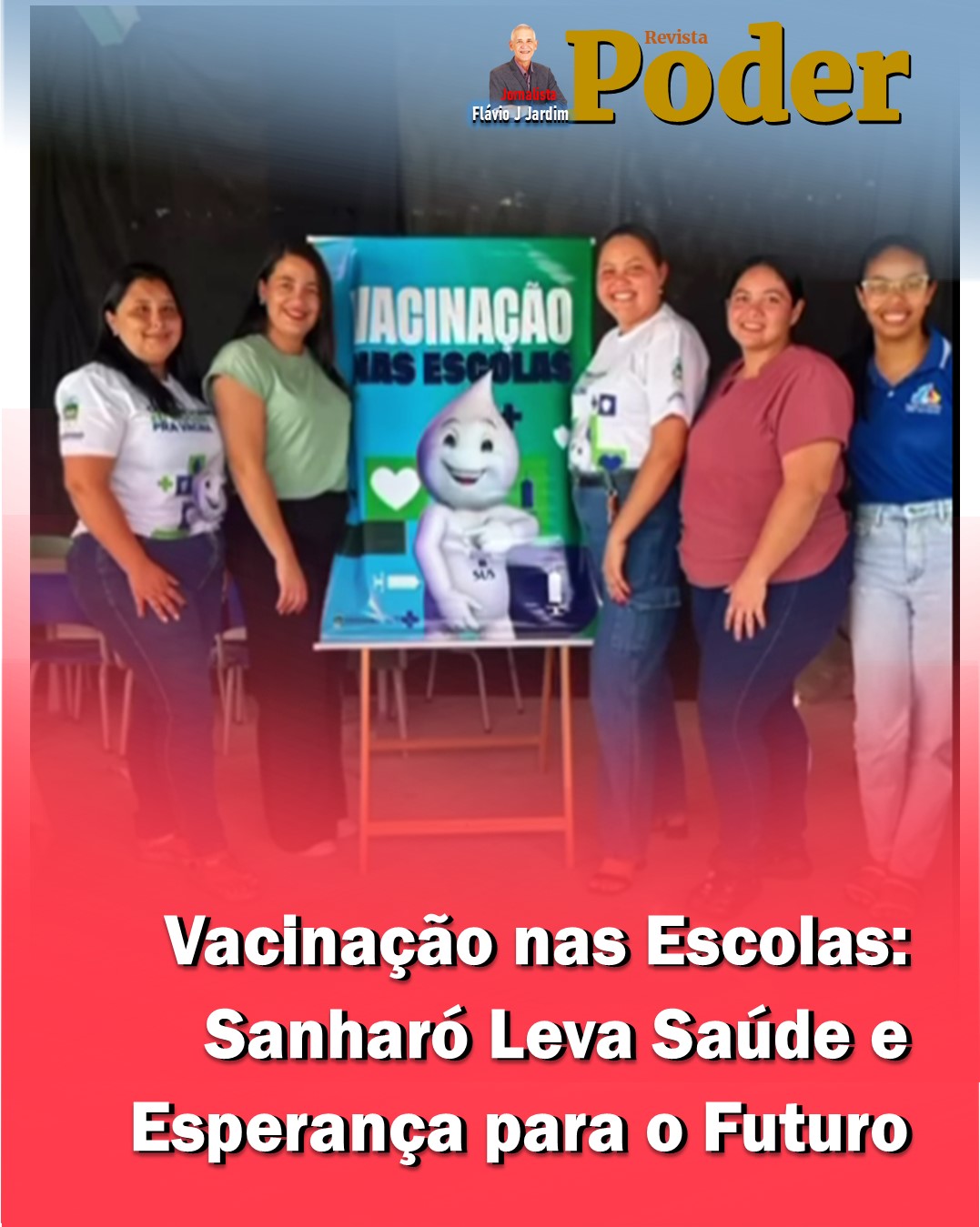 Vacinação nas Escolas: Sanharó Leva Saúde e Esperança para o Futuro