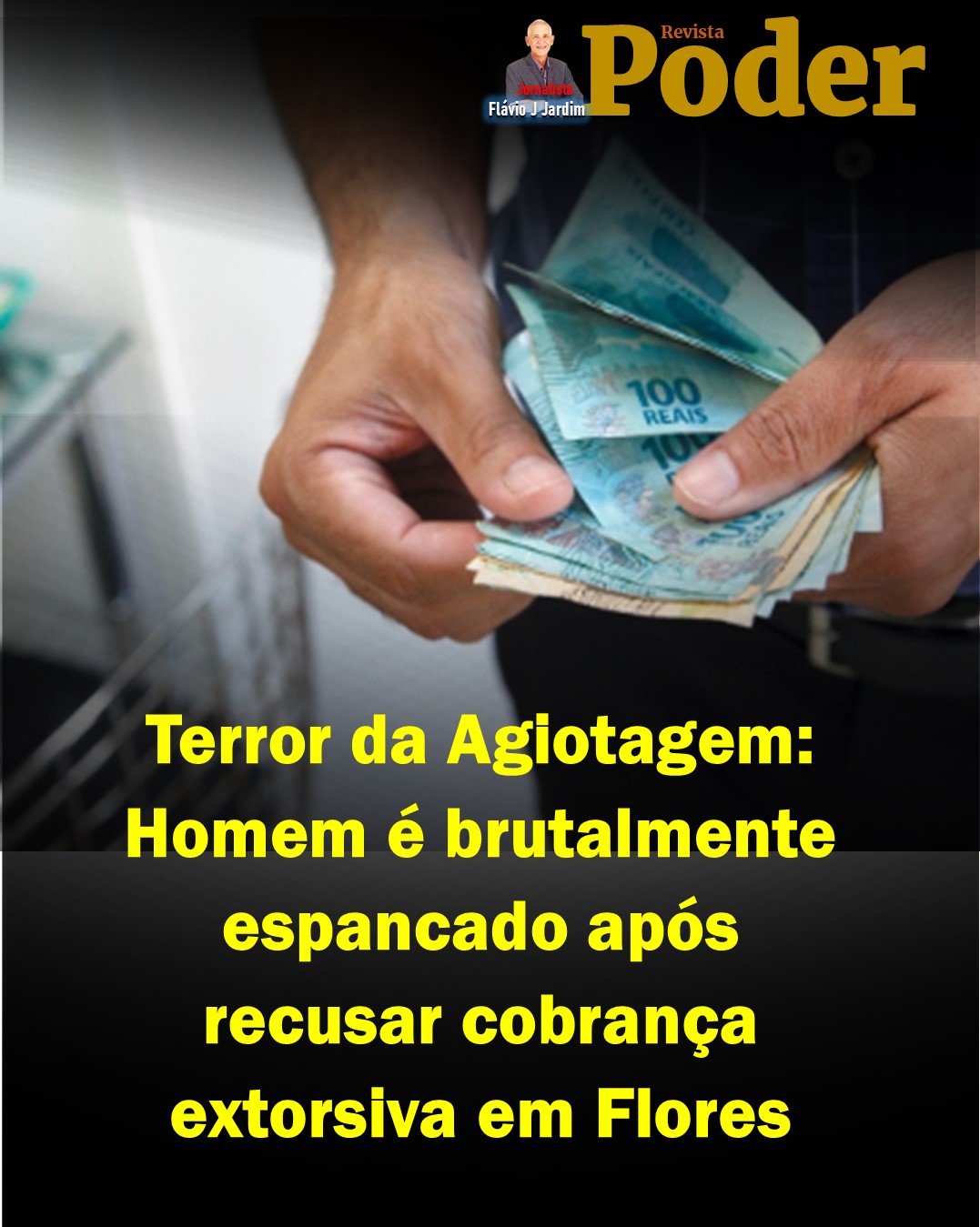 Terror do Agiotismo: Homem é brutalmente espancado após recusar cobrança extorsiva em Flores