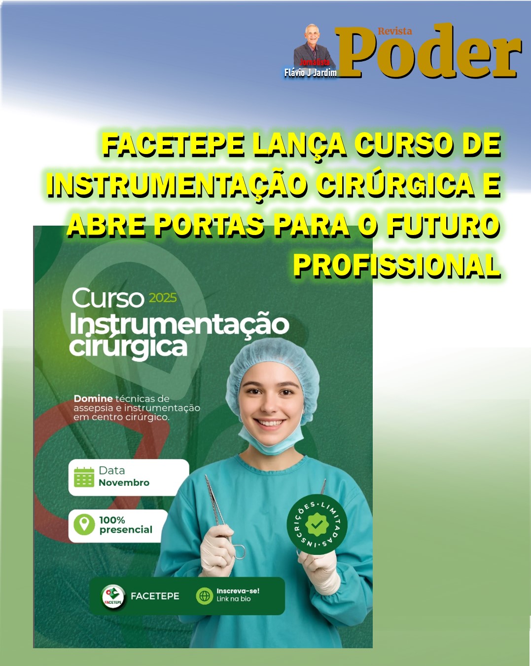 FACETEPE LANÇA CURSO DE INSTRUMENTAÇÃO CIRÚRGICA E ABRE PORTAS PARA O FUTURO PROFISSIONAL