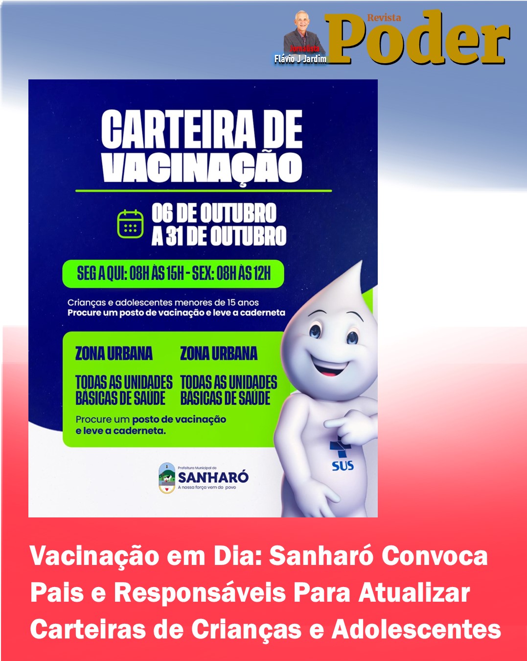 Vacinação em Dia: Sanharó Convoca Pais e Responsáveis Para Atualizar Carteiras de Crianças e Adolescentes