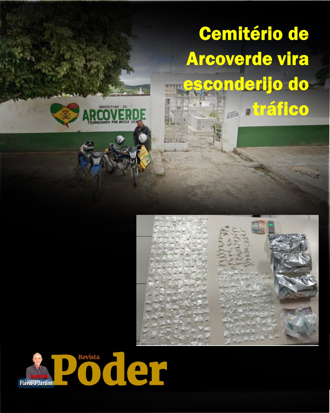 ⚖️ Cemitério de Arcoverde vira esconderijo do tráfico