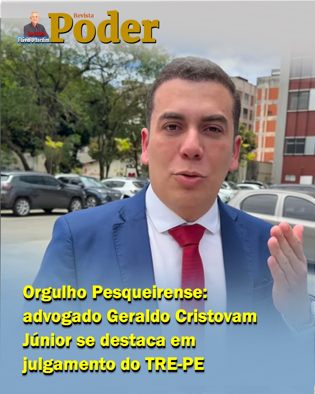 Orgulho Pesqueirense: advogado Geraldo Cristovam Júnior se destaca em julgamento do TRE-PE