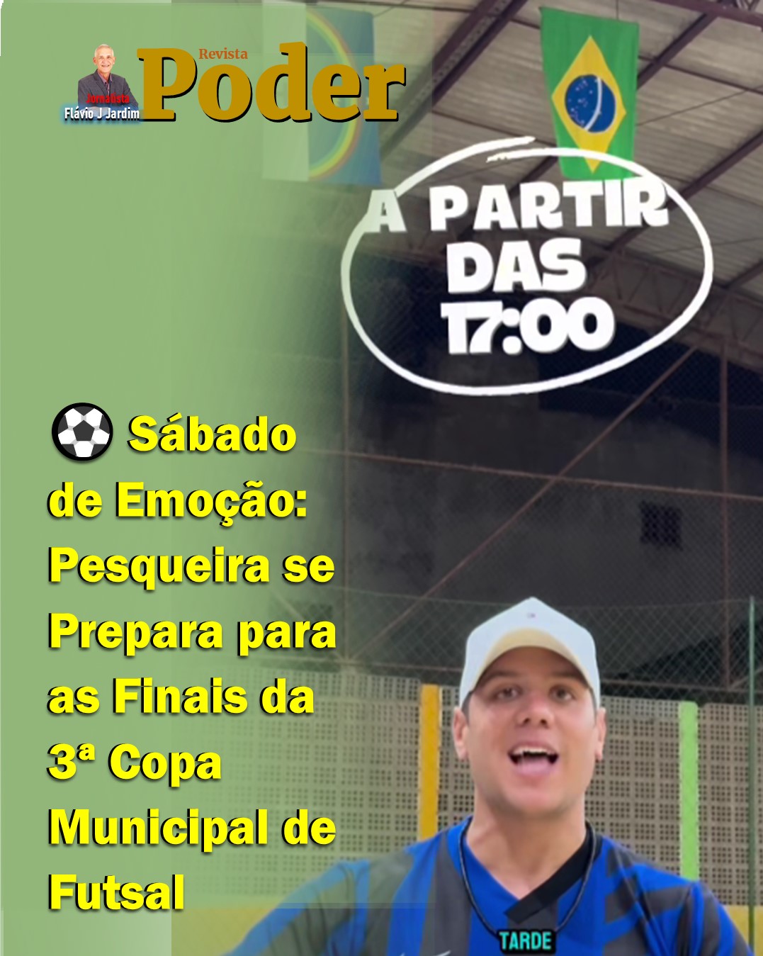 ⚽ Sábado de Emoção: Pesqueira se Prepara para as Finais da 3ª Copa Municipal de Futsal