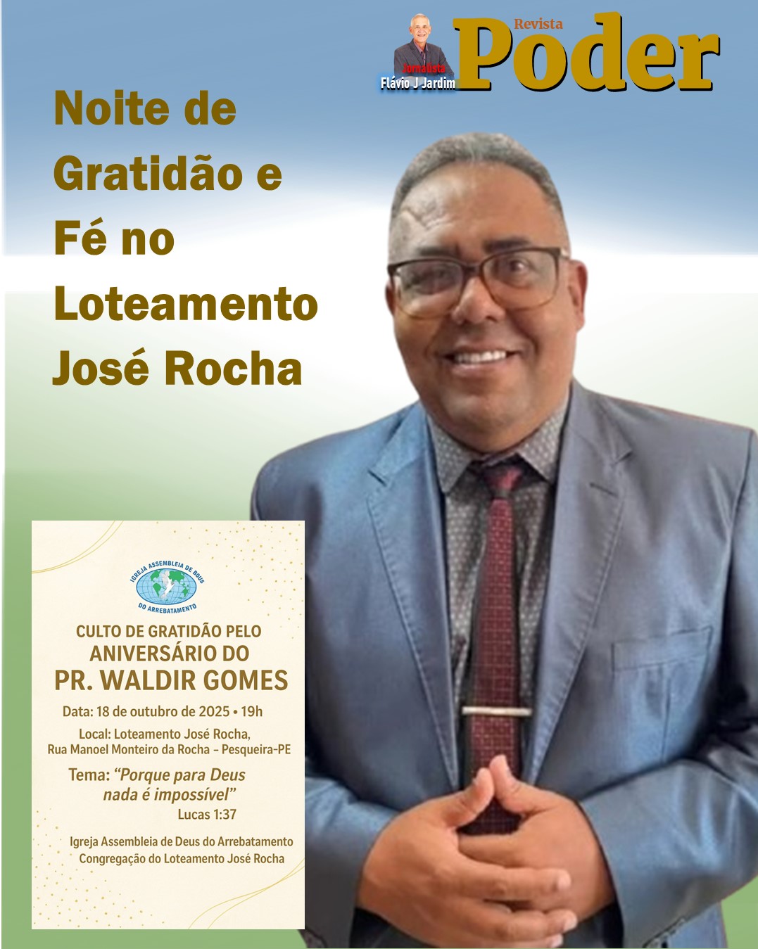 Noite de Gratidão e Fé no Loteamento José Rocha