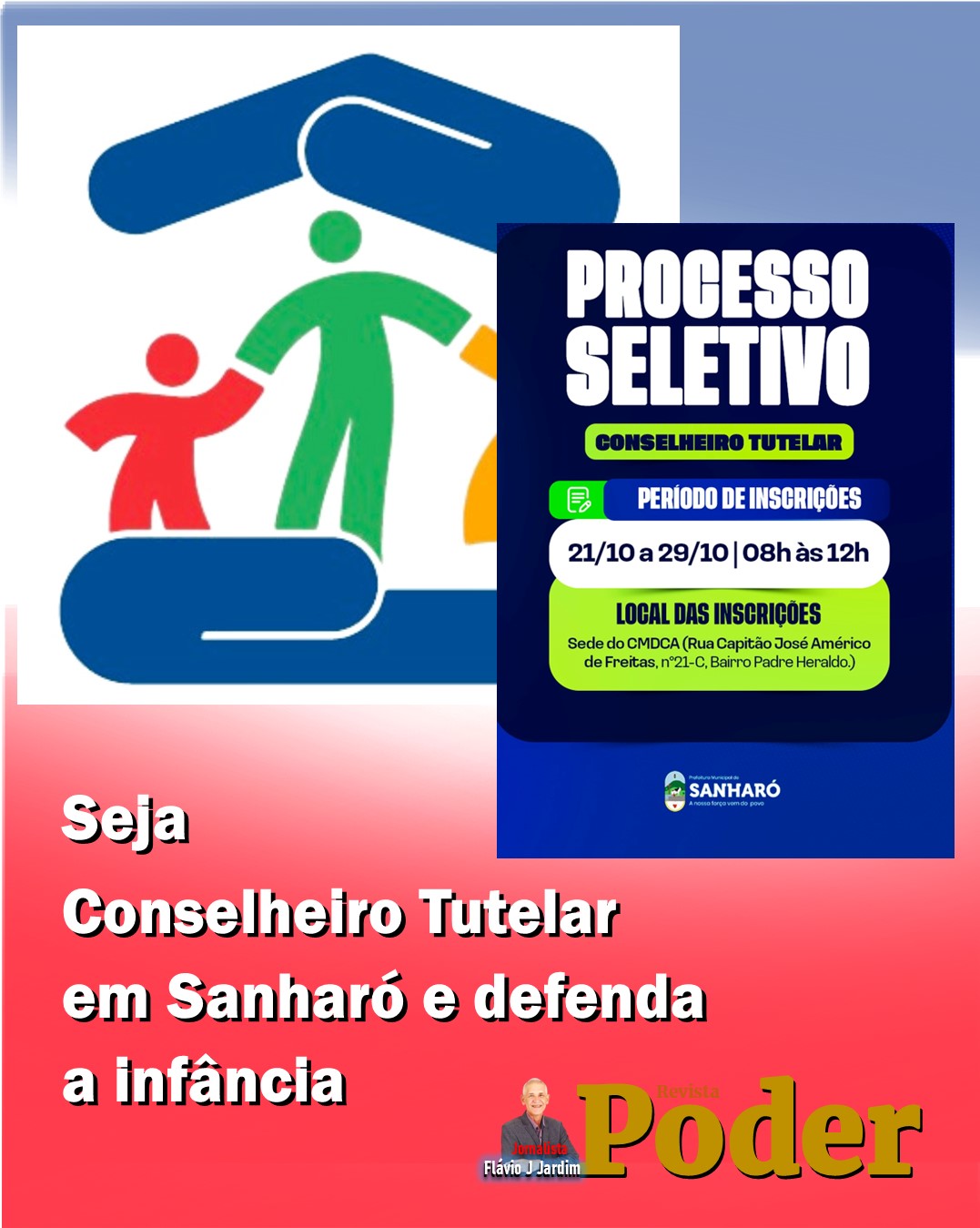 Seja Conselheiro Tutelar em Sanharó e defenda a infância