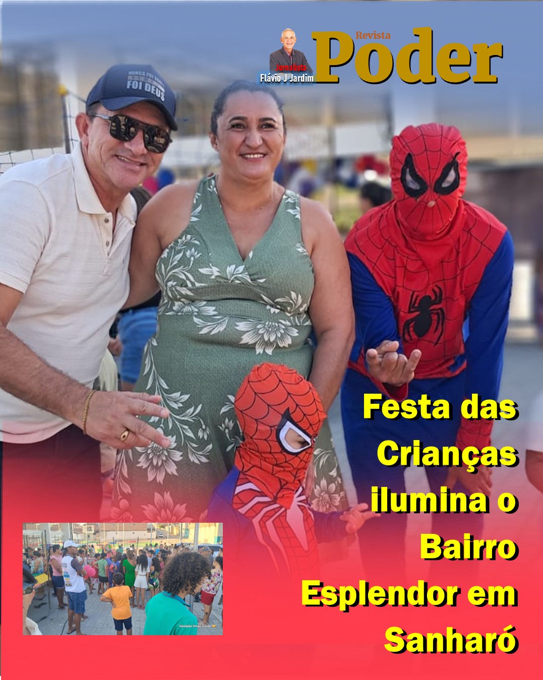Festa das Crianças ilumina o Bairro Esplendor em Sanharó