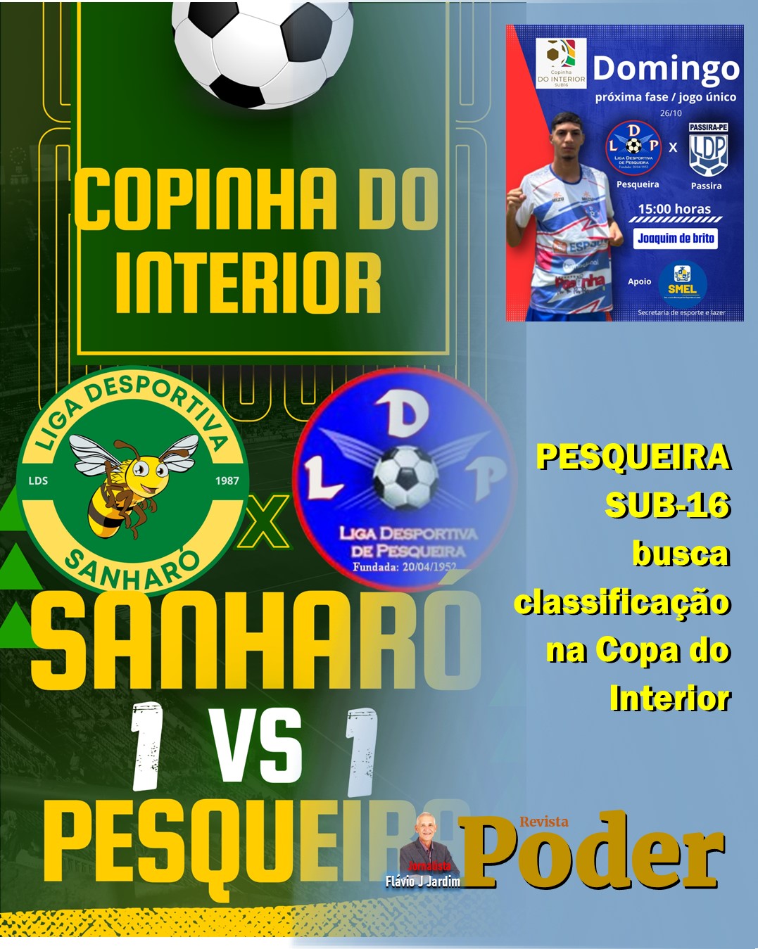 ⚽ PESQUEIRA SUB-16 busca classificação na Copa do Interior
