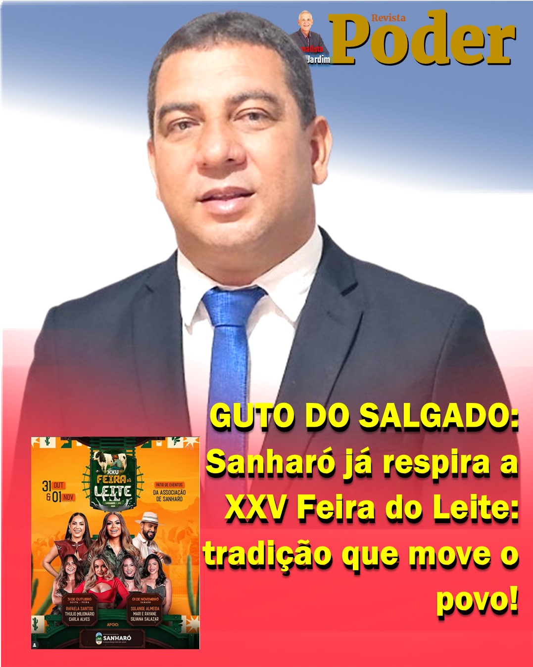 GUTO DO SALGADO | 🐄 SANHARÓ SE PREPARA PARA A XXV FEIRA DO LEITE: TRADIÇÃO QUE MOVE O POVO!