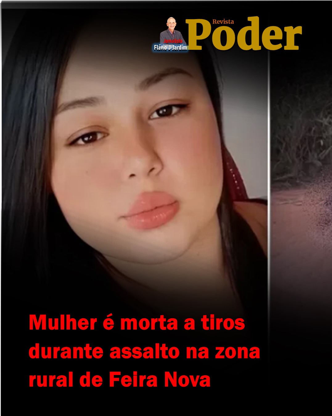 Mulher é morta a tiros durante assalto na zona rural de Feira Nova