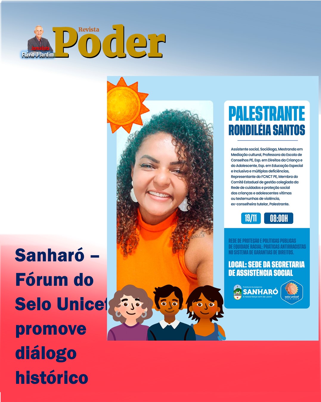 Sanharó – Fórum do Selo Unicef promove diálogo histórico
