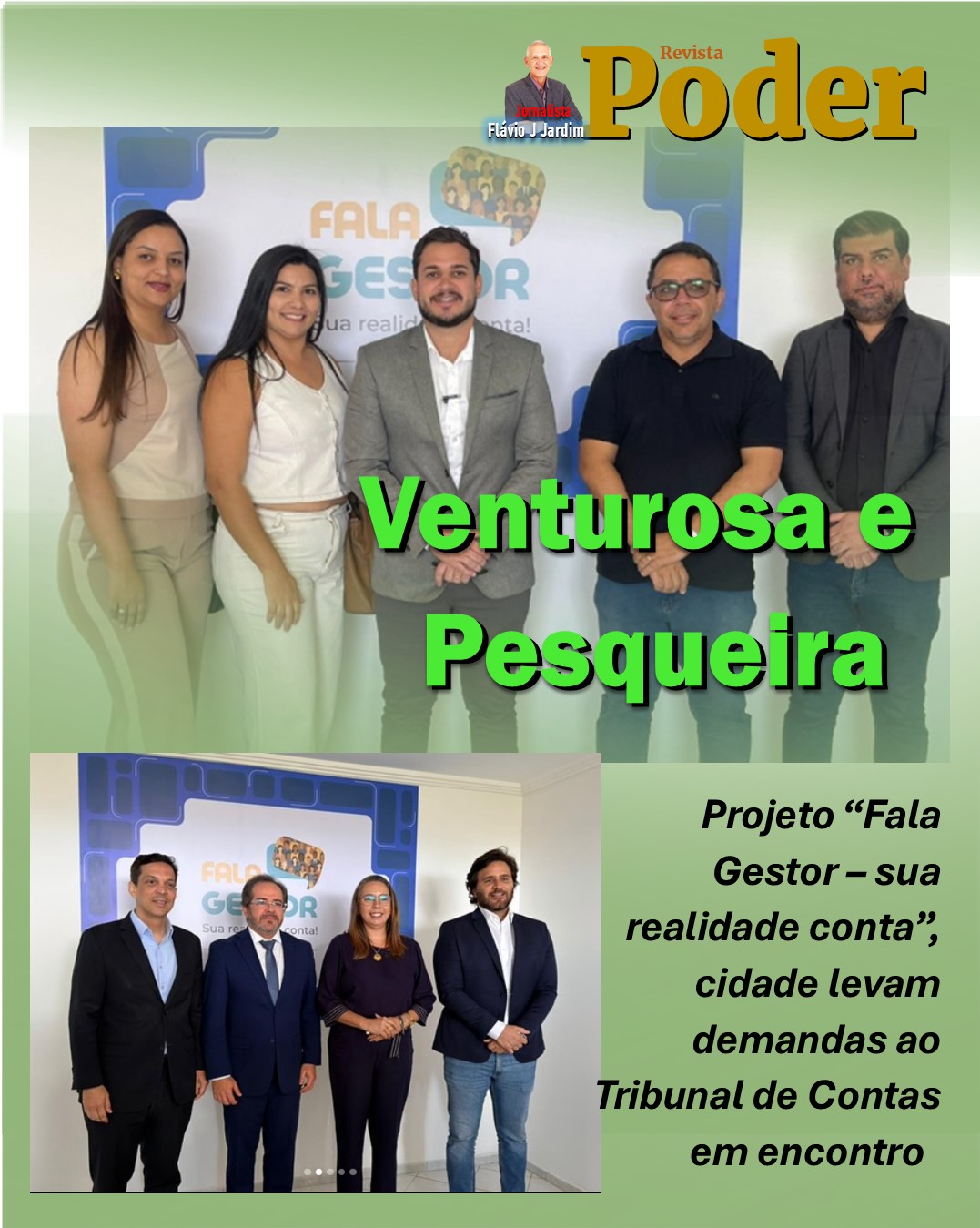 Venturosa e Pesqueira levam demandas urgentes ao Tribunal de Contas em encontro decisivo
