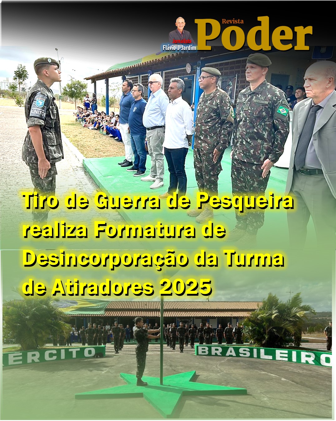 Tiro de Guerra de Pesqueira realiza Formatura de Desincorporação da Turma de Atiradores 2025