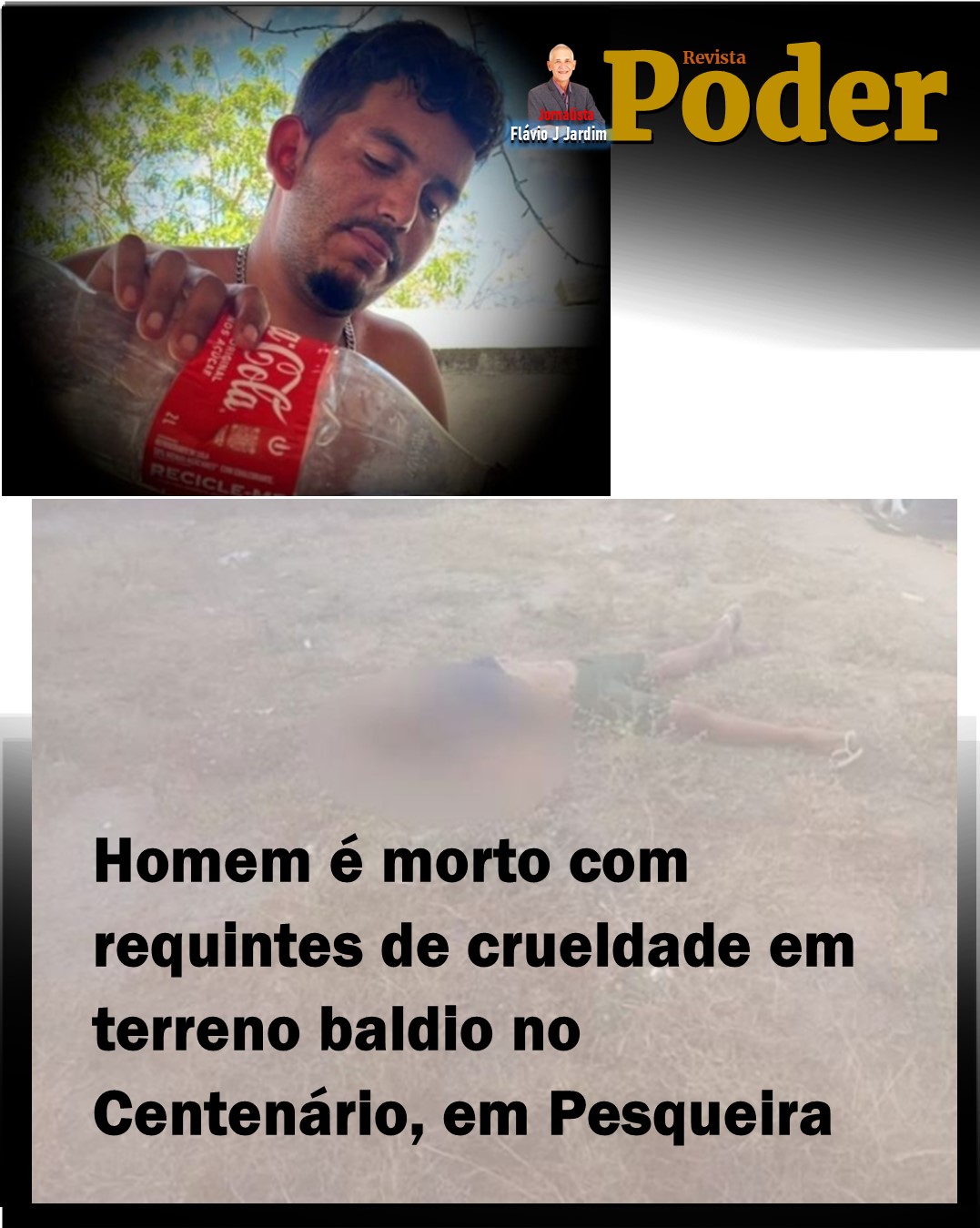 Homem é morto com requintes de crueldade em terreno baldio no bairro Centenário, em, Pesqueira