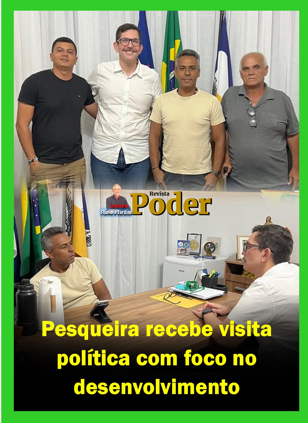 PESQUEIRA RECEBE VISITA POLÍTICA COM FOCO NO DESENVOLVIMENTO