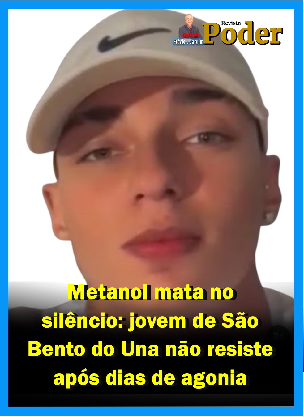 Metanol mata no silêncio: jovem de São Bento do Una não resiste após dias de agonia