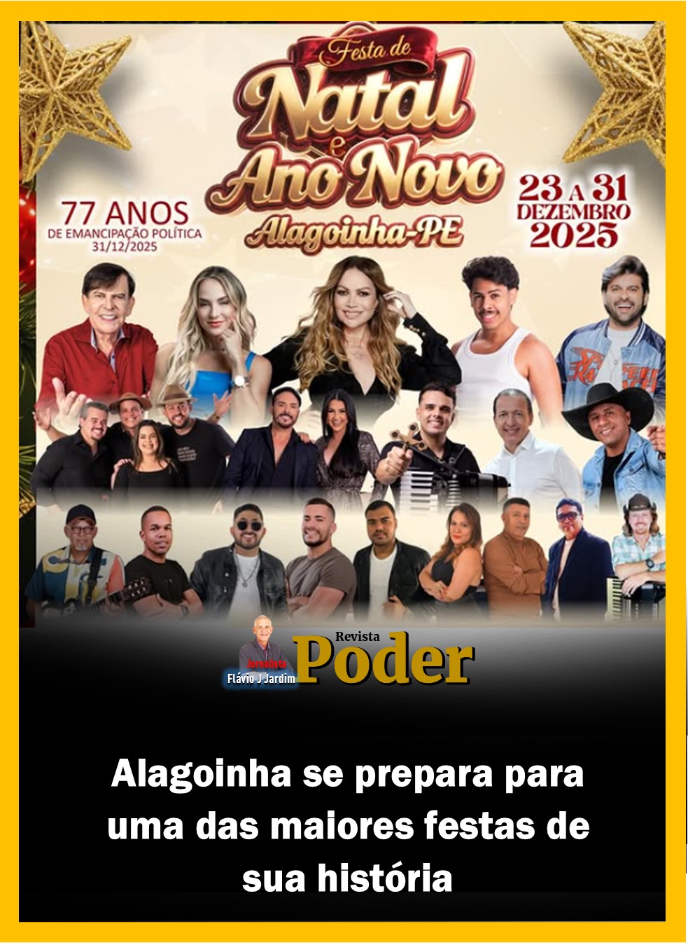 Alagoinha se prepara para uma das maiores festas de sua história