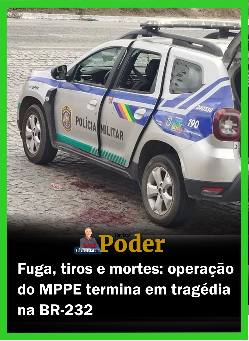 Fuga, tiros e morte: operação do MPPE termina em tragédia na BR-232