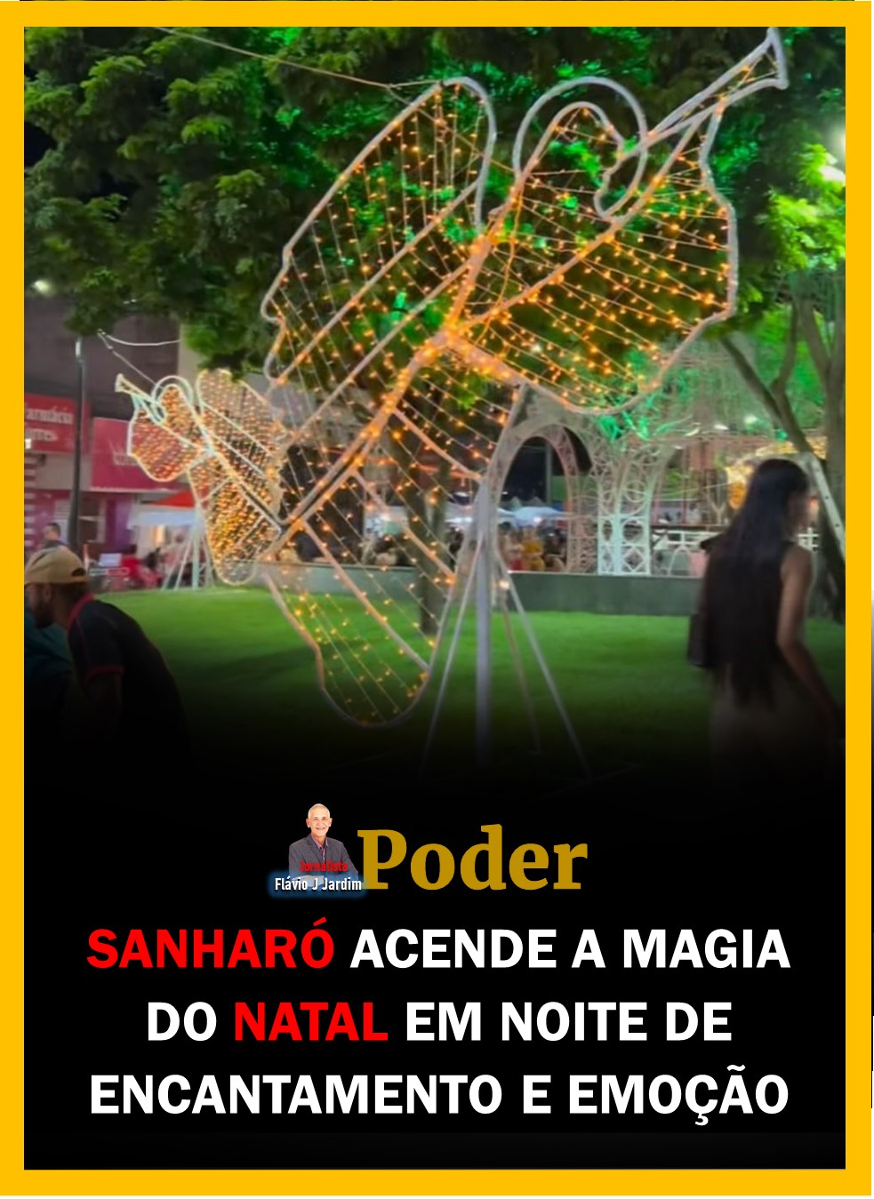 SANHARÓ ACENDE A MAGIA DO NATAL EM NOITE DE ENCANTAMENTO E EMOÇÃO