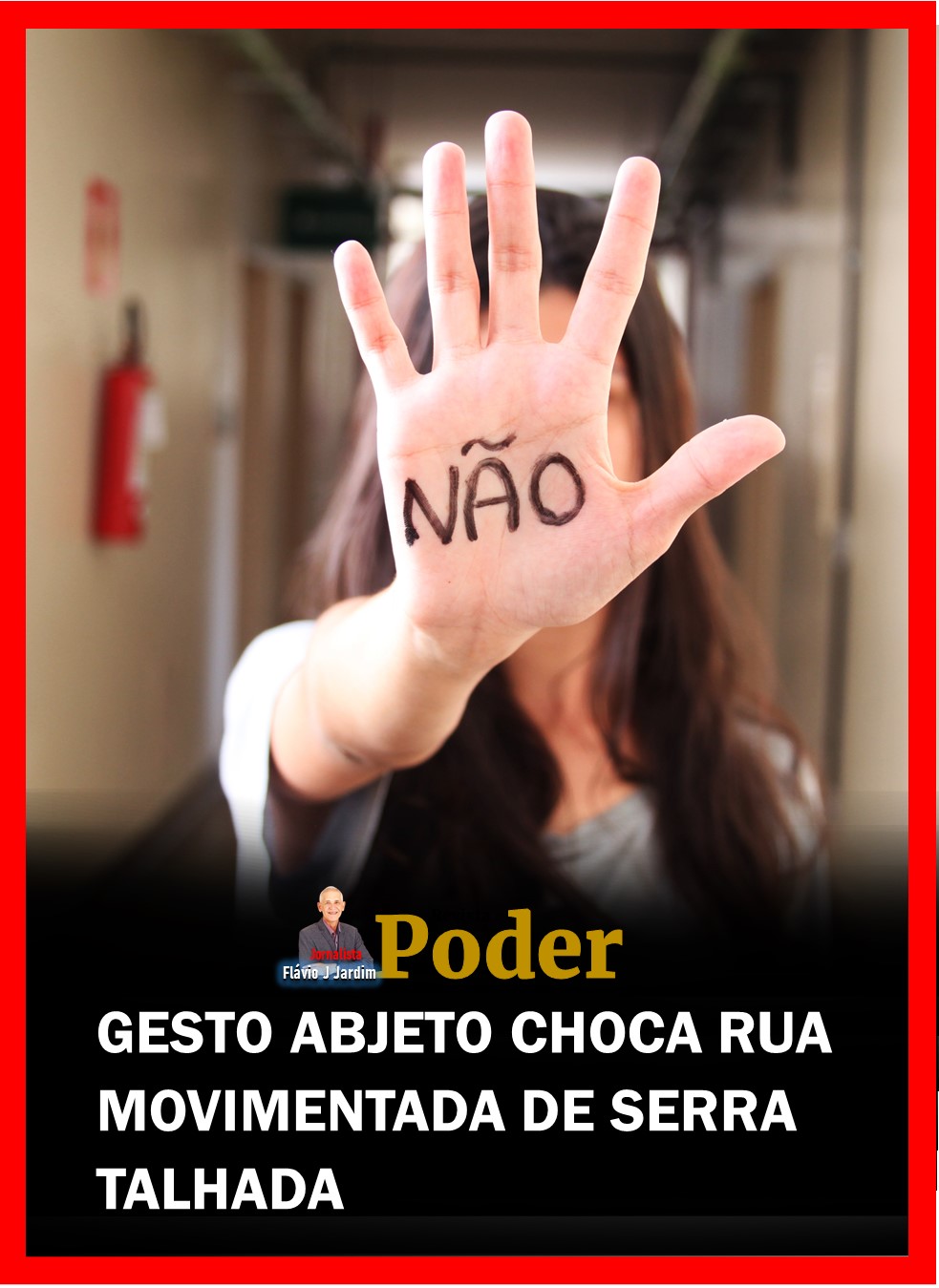 GESTO ABJETO CHOCA RUA MOVIMENTADA DE SERRA TALHADA