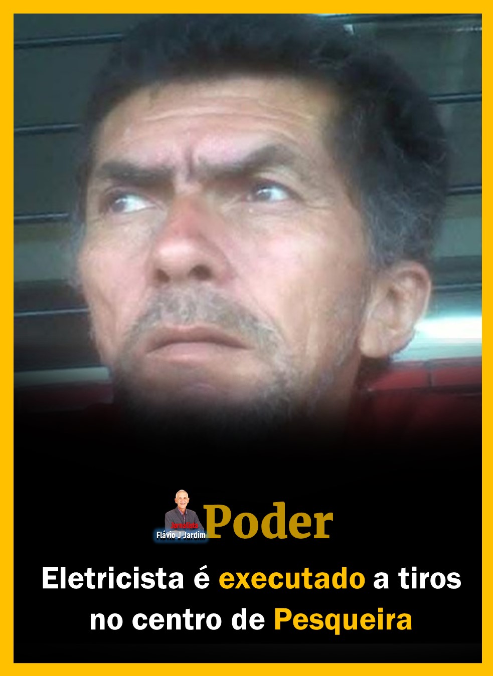 ELETRICISTA É EXECUTADO A CAMINHO DO TRABALHO EM PESQUEIRA