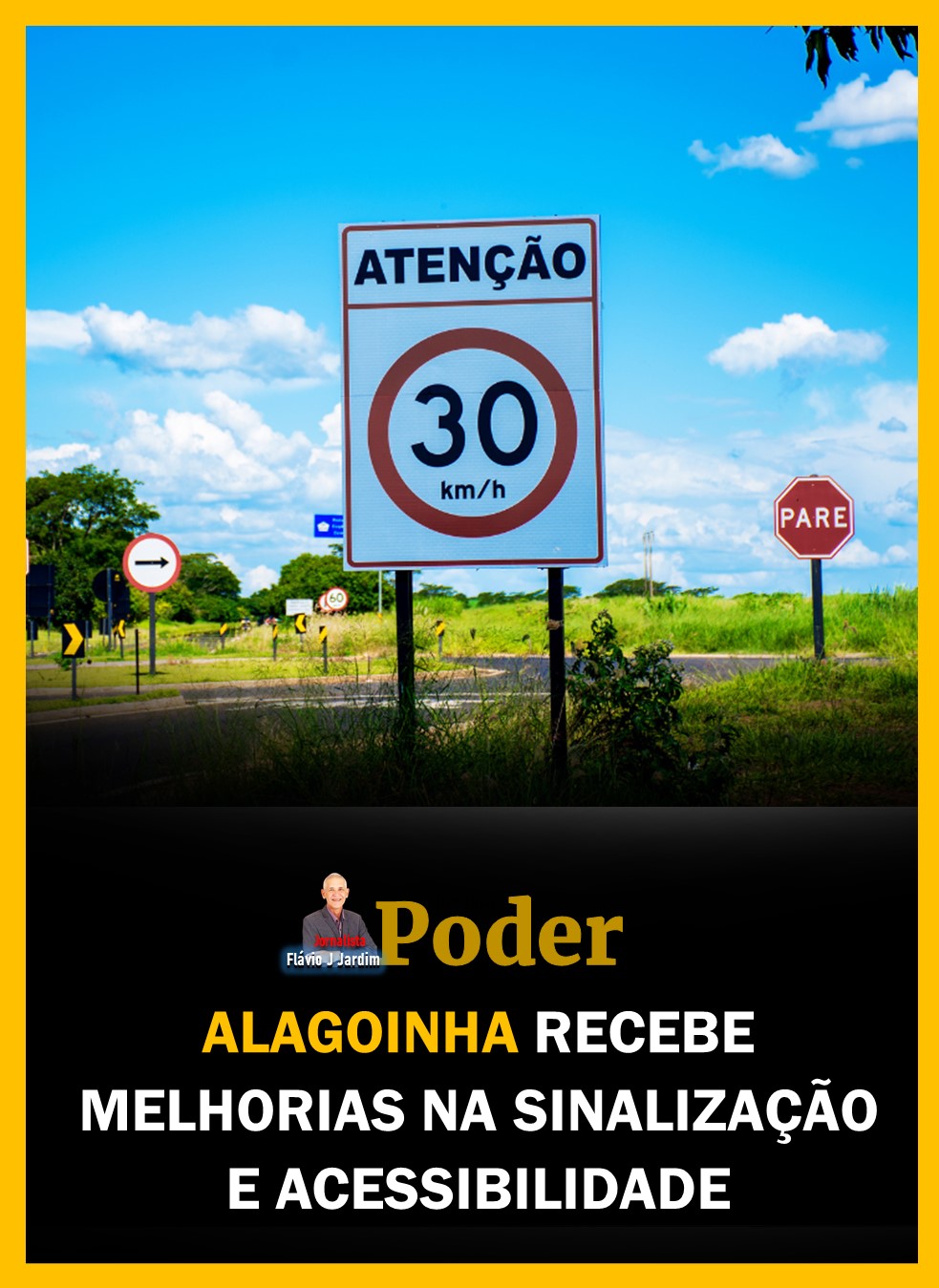 ALAGOINHA RECEBE MELHORIAS NA SINALIZAÇÃO E ACESSIBILIDADE