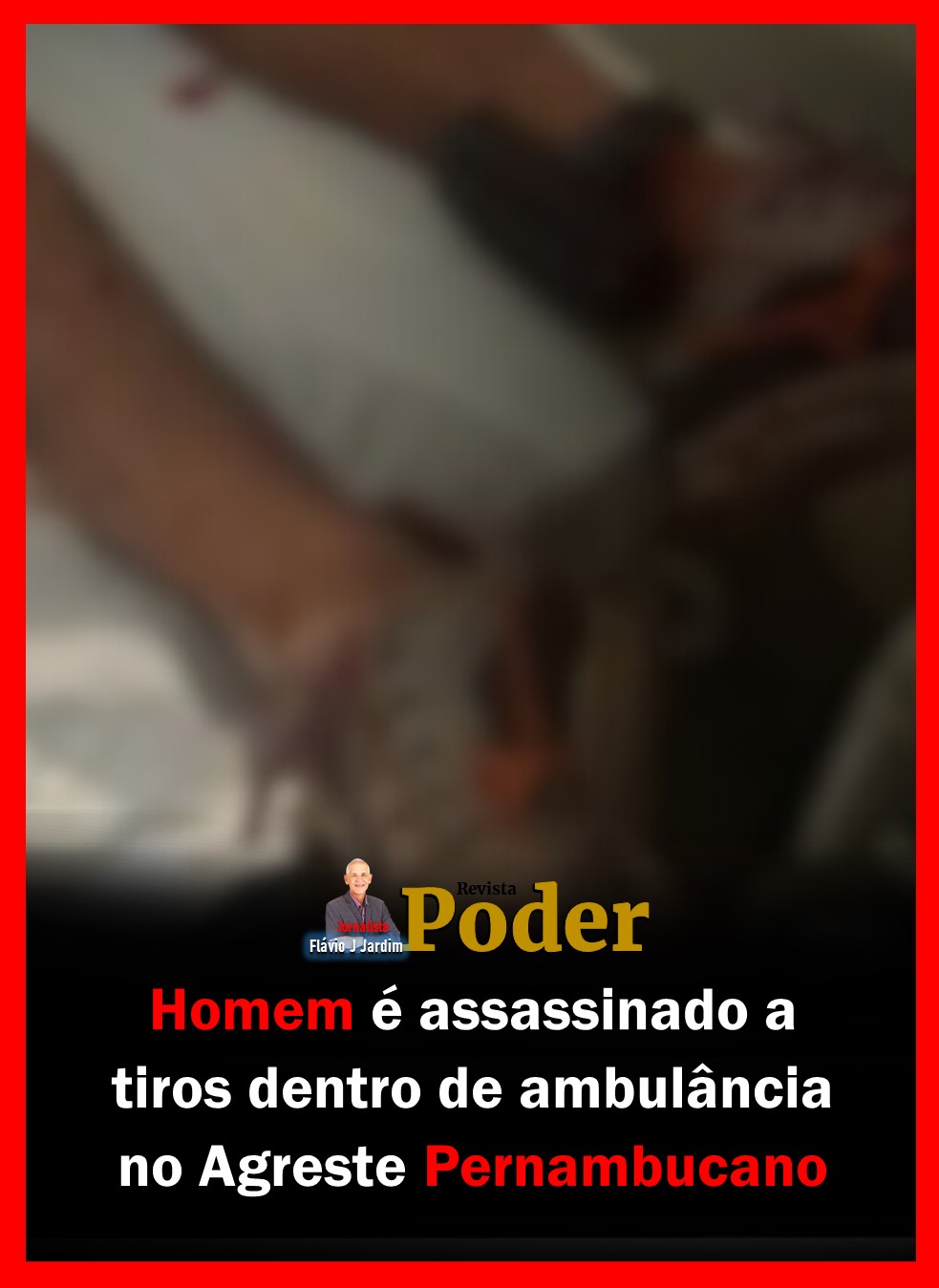 Homem é assassinado a tiros dentro de ambulância no Agreste pernambucano