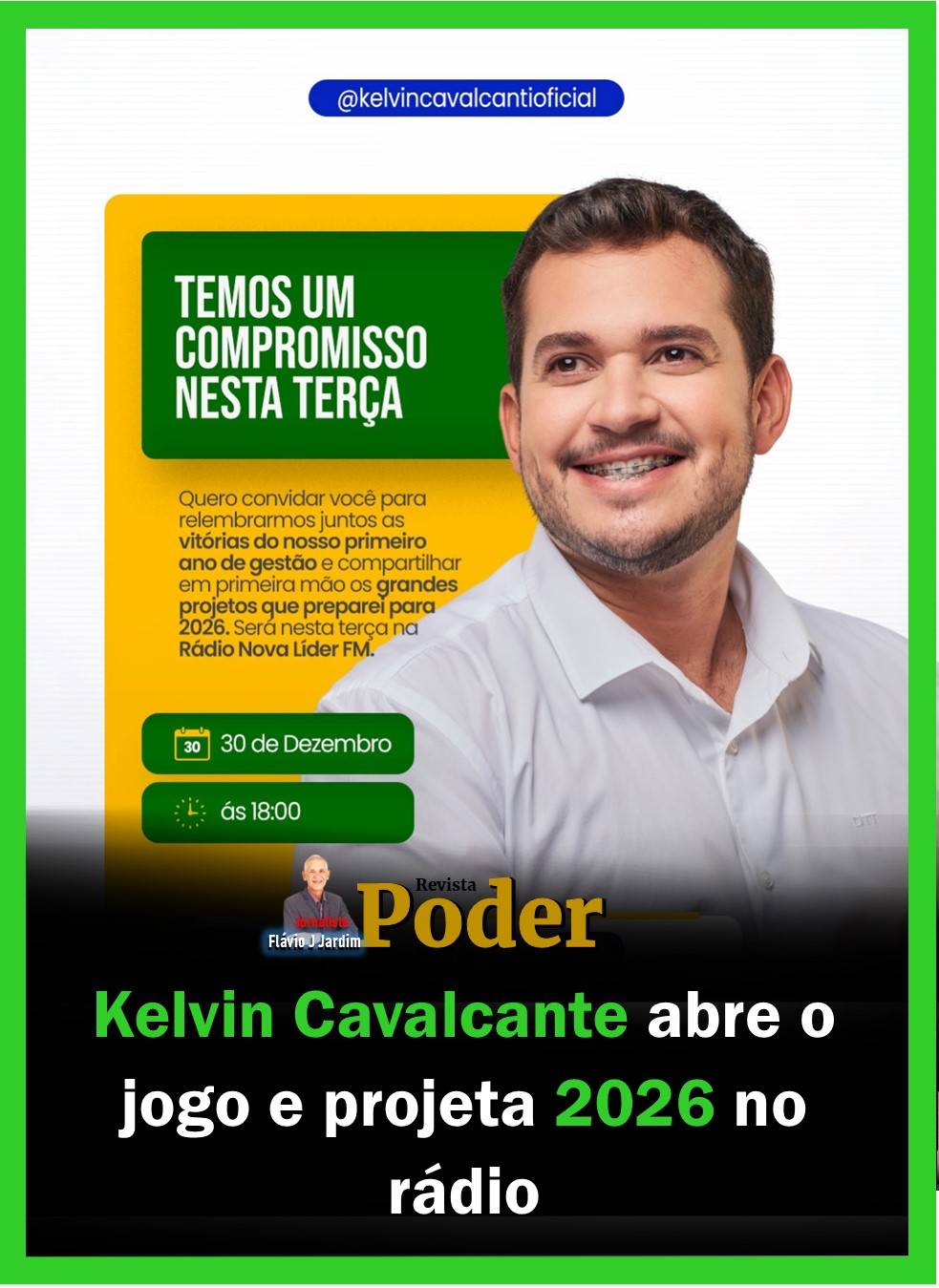 Kelvin Cavalcante abre o jogo e projeta 2026 no rádio