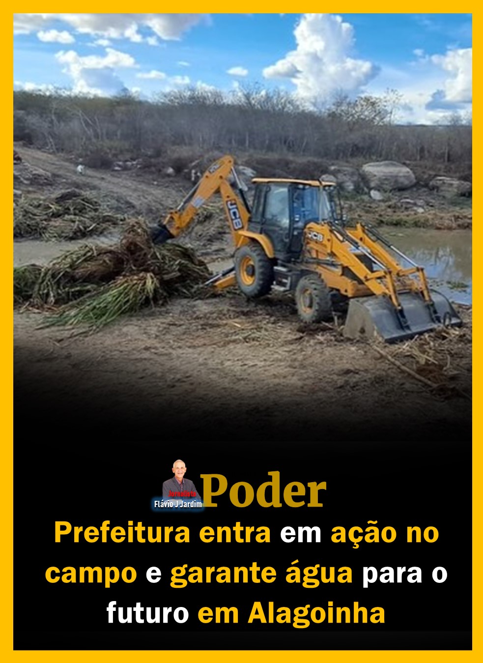 Prefeitura entra em ação no campo e garante água para o futuro em Alagoinha