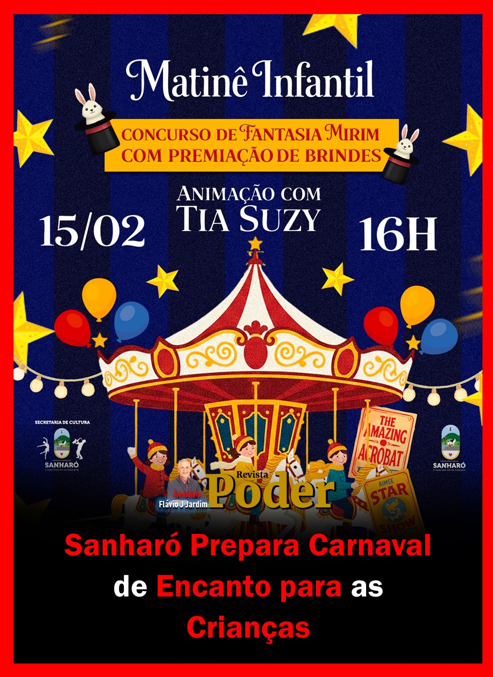 Sanharó Prepara Carnaval de Encanto para as Crianças