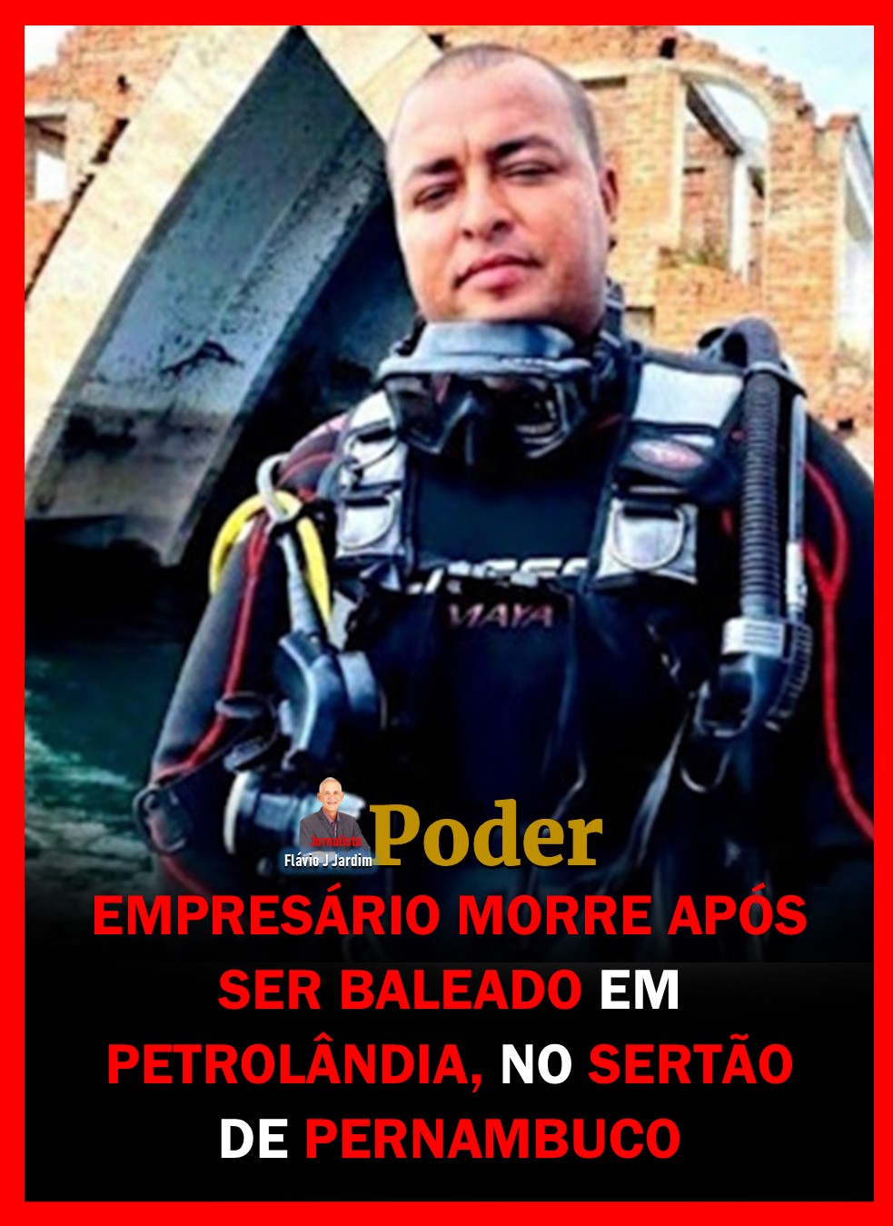 Empresário baleado não resiste e morre após dias de luta em hospital de Pernambuco